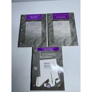 McDougal Littell Language Network ESL Grammar Test Prep Lot of 3